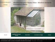 Tablet Screenshot of metallerie-thomas.com